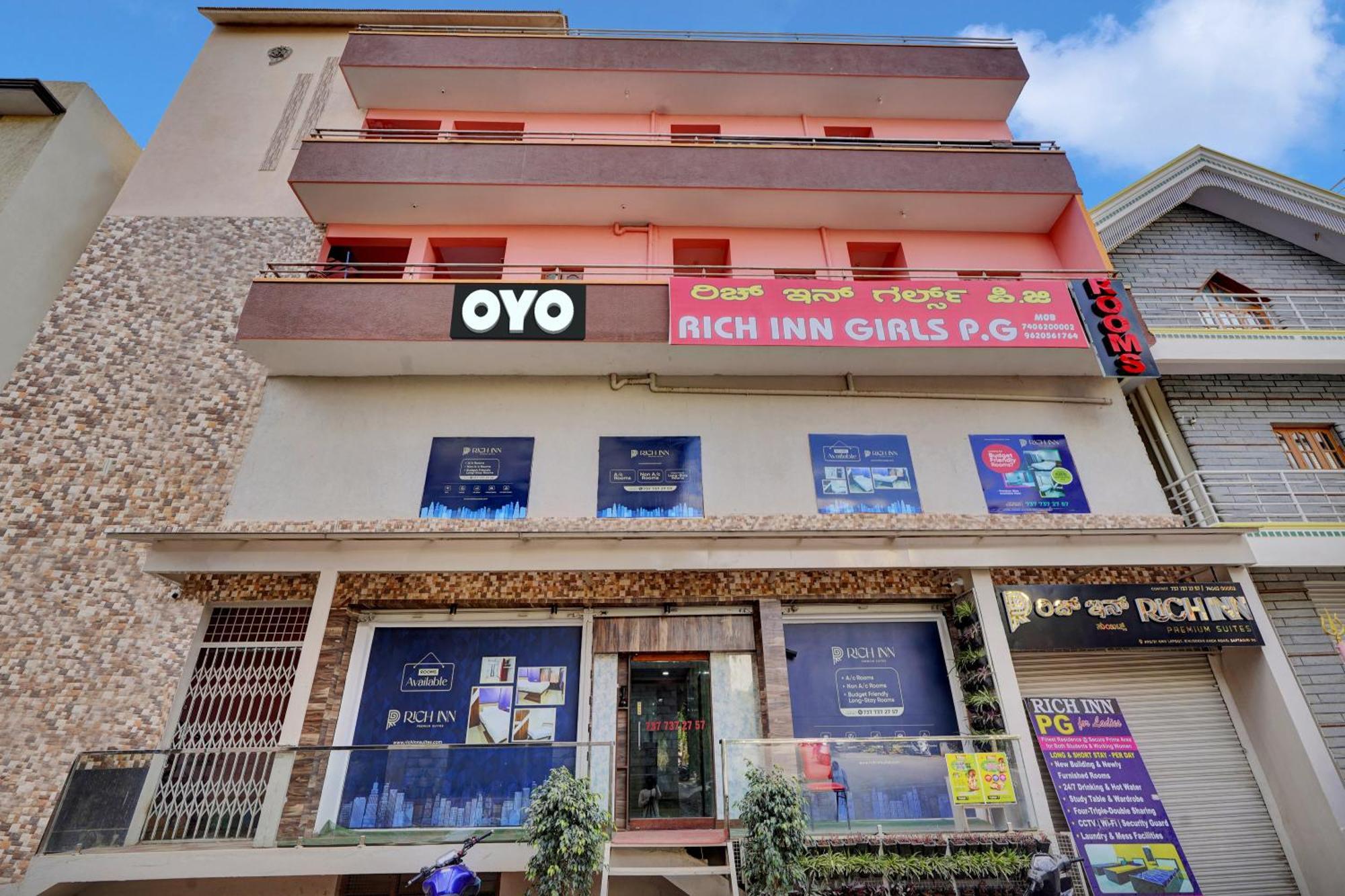 Oyo Flagship Rich Inn Premium Suites Near Nagasandra Metro Station. Бангалор Экстерьер фото